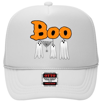 Boo Hanging Ghost Cute Funny Halloween Party Trucker Hat