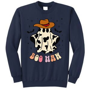 Boo Haw Ghost Western Cowboy Cowgirl Funny Halloween Spooky Sweatshirt