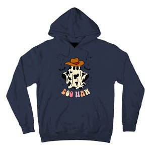 Boo Haw Ghost Western Cowboy Cowgirl Funny Halloween Spooky Tall Hoodie