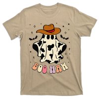 Boo Haw Ghost Western Cowboy Cowgirl Funny Halloween Spooky T-Shirt