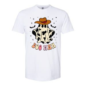 Boo Haw Ghost Western Cowboy Cowgirl Funny Halloween Spooky Softstyle CVC T-Shirt