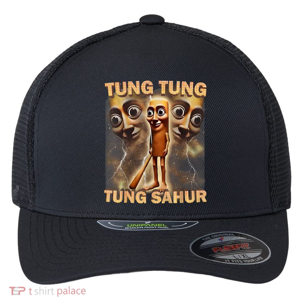 Brainrot Humor Gen Z  Flexfit Unipanel Trucker Cap