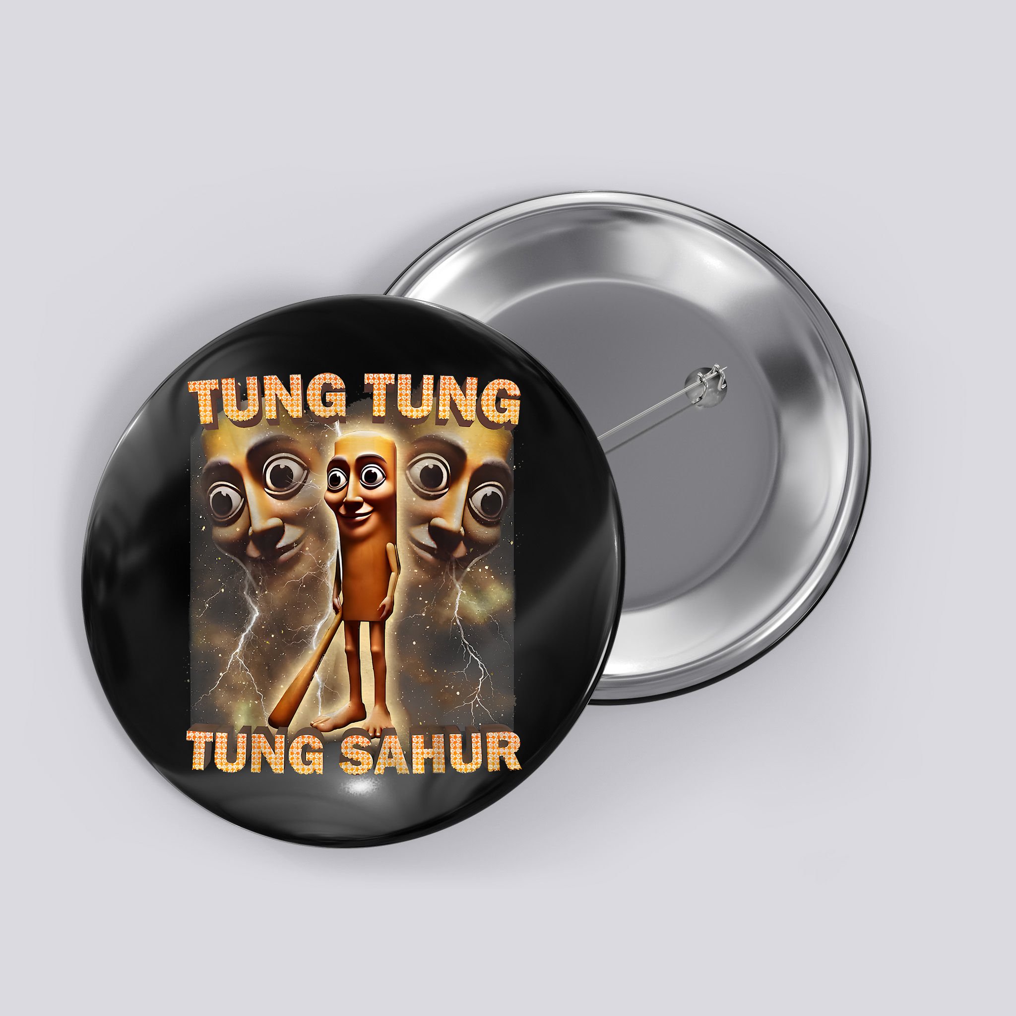 Brainrot Humor Gen Z  Button