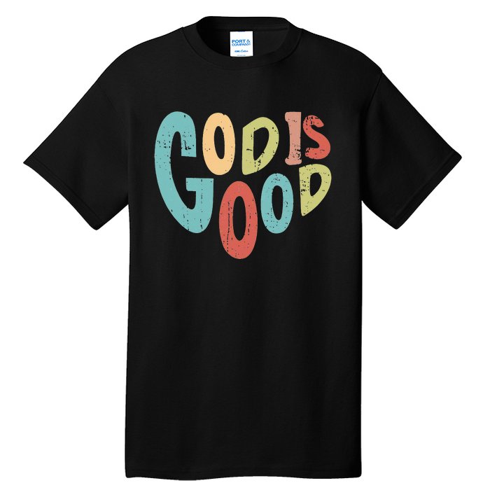 Bible Heart God Is Good Jesus Christian Prayer Preacher Tall T-Shirt