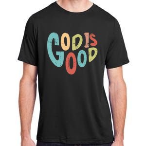 Bible Heart God Is Good Jesus Christian Prayer Preacher Adult ChromaSoft Performance T-Shirt