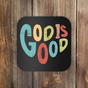 Bible Heart God Is Good Jesus Christian Prayer Preacher Coaster