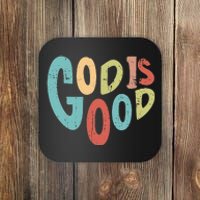 Bible Heart God Is Good Jesus Christian Prayer Preacher Coaster