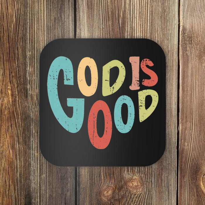 Bible Heart God Is Good Jesus Christian Prayer Preacher Coaster