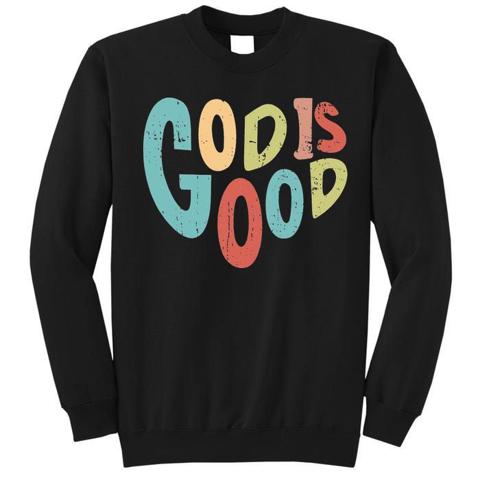 Bible Heart God Is Good Jesus Christian Prayer Preacher Tall Sweatshirt