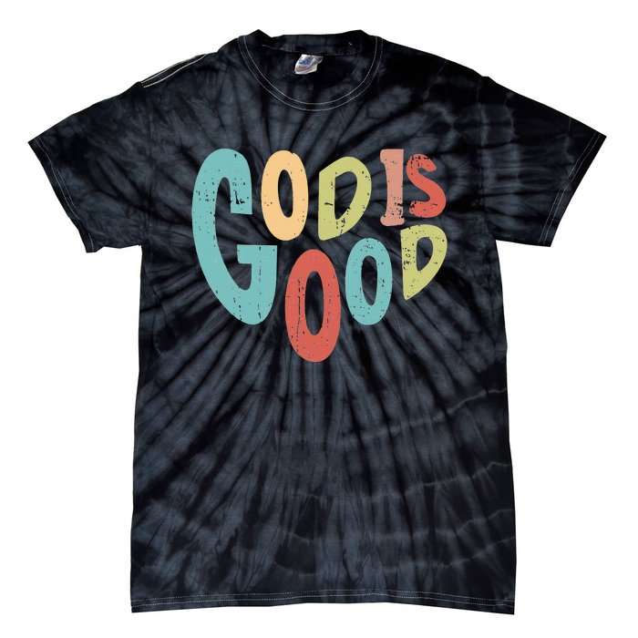 Bible Heart God Is Good Jesus Christian Prayer Preacher Tie-Dye T-Shirt