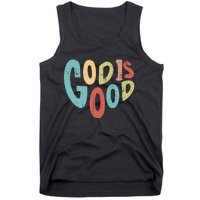 Bible Heart God Is Good Jesus Christian Prayer Preacher Tank Top