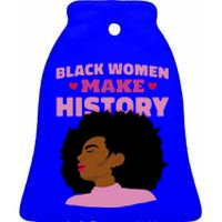 Black History Gift Ceramic Bell Ornament