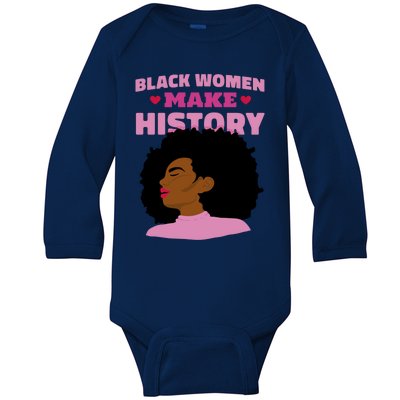 Black History Gift Baby Long Sleeve Bodysuit