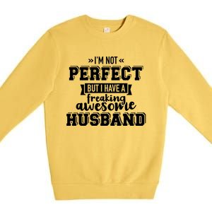 Best Husband Gift For Wife Valentine's Day Cool Gift Premium Crewneck Sweatshirt