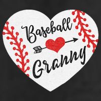 Baseball Heart Granny Grandma Mother's Day Gift Beanie