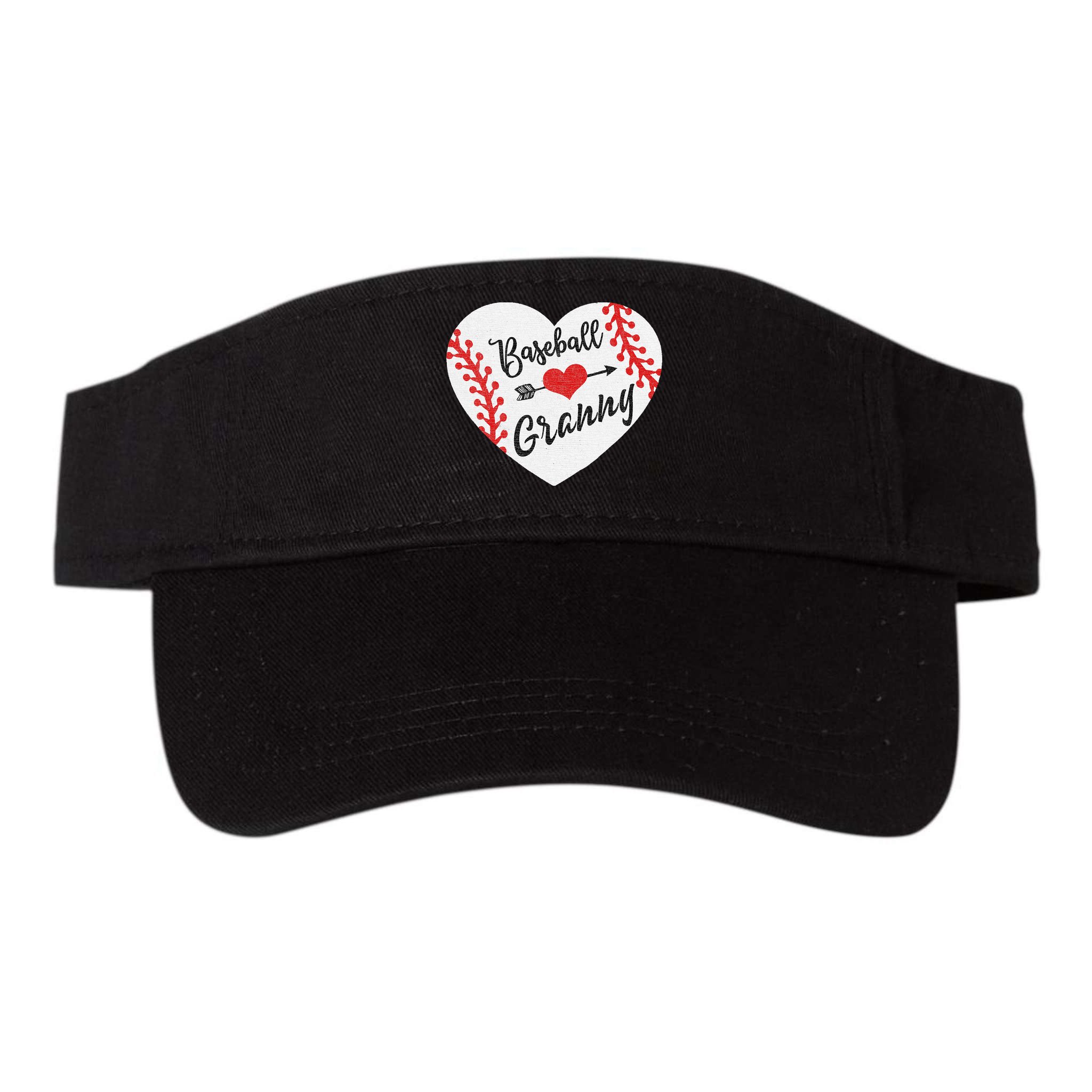 Baseball Heart Granny Grandma Mother's Day Gift Visor