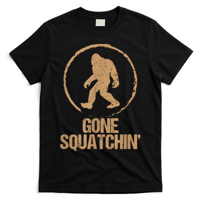 Bigfoot Hunter Gone Squatching Sasquatch T-Shirt