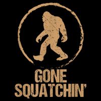 Bigfoot Hunter Gone Squatching Sasquatch Drawstring Bag