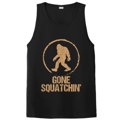 Bigfoot Hunter Gone Squatching Sasquatch PosiCharge Competitor Tank