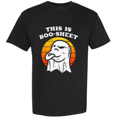 Boosheet Halloween Ghost Costume Retro Chic Garment-Dyed Heavyweight T-Shirt