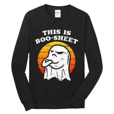 Boosheet Halloween Ghost Costume Retro Chic Tall Long Sleeve T-Shirt