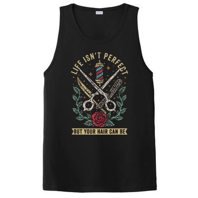 Barber Hairdresser Hairstylist Barbershop Barber PosiCharge Competitor Tank