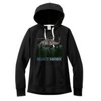 Black Hawk Helicopter Military Armed Forces Novelty Women's Fleece Hoodie