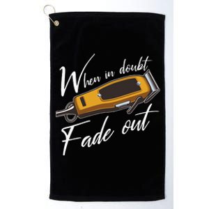 Barber Hairdresser Hairstylist Barbershop Barber Platinum Collection Golf Towel