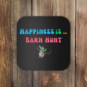 Barn Hunt Happiness Is Barn Hunt Cute Rat Coaster