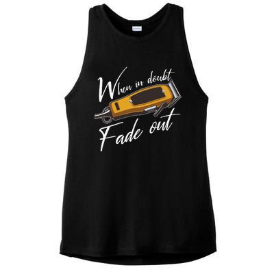 Barber Hairdresser Hairstylist Barbershop Barber Ladies PosiCharge Tri-Blend Wicking Tank