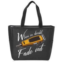 Barber Hairdresser Hairstylist Barbershop Barber Zip Tote Bag