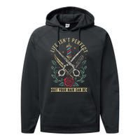 Barber Hairdresser Hairstylist Barbershop Barber Performance Fleece Hoodie