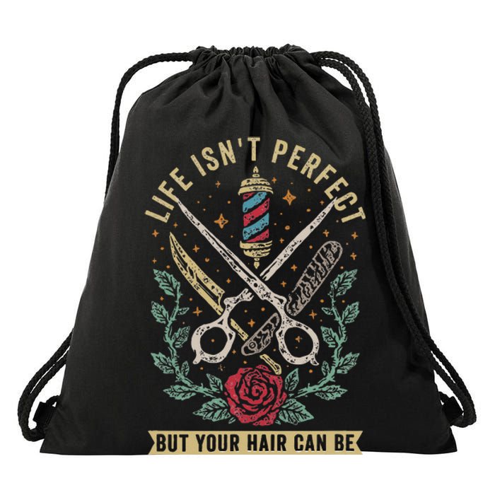 Barber Hairdresser Hairstylist Barbershop Barber Drawstring Bag