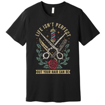 Barber Hairdresser Hairstylist Barbershop Barber Premium T-Shirt