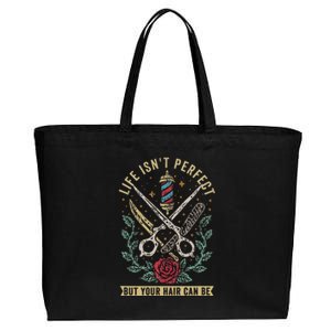 Barber Hairdresser Hairstylist Barbershop Barber Cotton Canvas Jumbo Tote