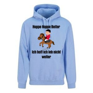 Basedment Hoppe Hoppe Reiter Ich Hoff Ich Leb Nicht Weiter Unisex Surf Hoodie