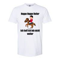 Basedment Hoppe Hoppe Reiter Ich Hoff Ich Leb Nicht Weiter Softstyle CVC T-Shirt