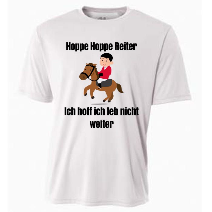 Basedment Hoppe Hoppe Reiter Ich Hoff Ich Leb Nicht Weiter Cooling Performance Crew T-Shirt