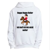 Basedment Hoppe Hoppe Reiter Ich Hoff Ich Leb Nicht Weiter Urban Pullover Hoodie