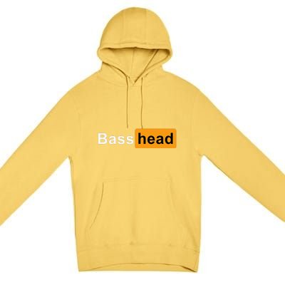 Bass Head Headbanger Edm Rave Festival Costume Dance Music Premium Pullover Hoodie