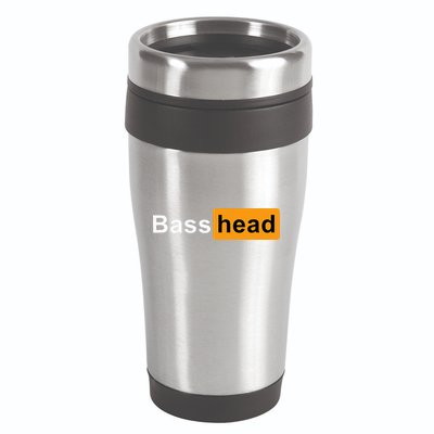 Bass Head Headbanger Edm Rave Festival Costume Dance Music 16oz Travel Tumbler