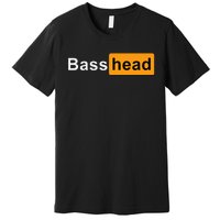 Bass Head Headbanger Edm Rave Festival Costume Dance Music Premium T-Shirt