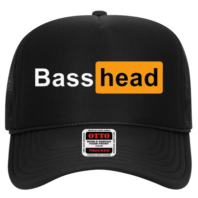Bass Head Headbanger Edm Rave Festival Costume Dance Music Trucker Hat