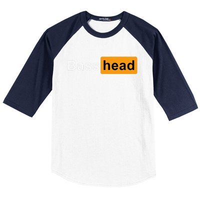 Bass Head Headbanger Edm Rave Festival Costume Dance Music Baseball Sleeve Shirt