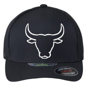 Bull Head Horns Flexfit Unipanel Trucker Cap