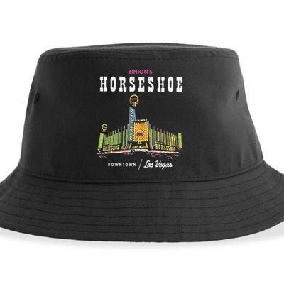 Binion's Horseshoe Hotel Casino Vintage Retro Las Vegas Sustainable Bucket Hat