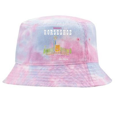 Binion's Horseshoe Hotel Casino Vintage Retro Las Vegas Tie-Dyed Bucket Hat