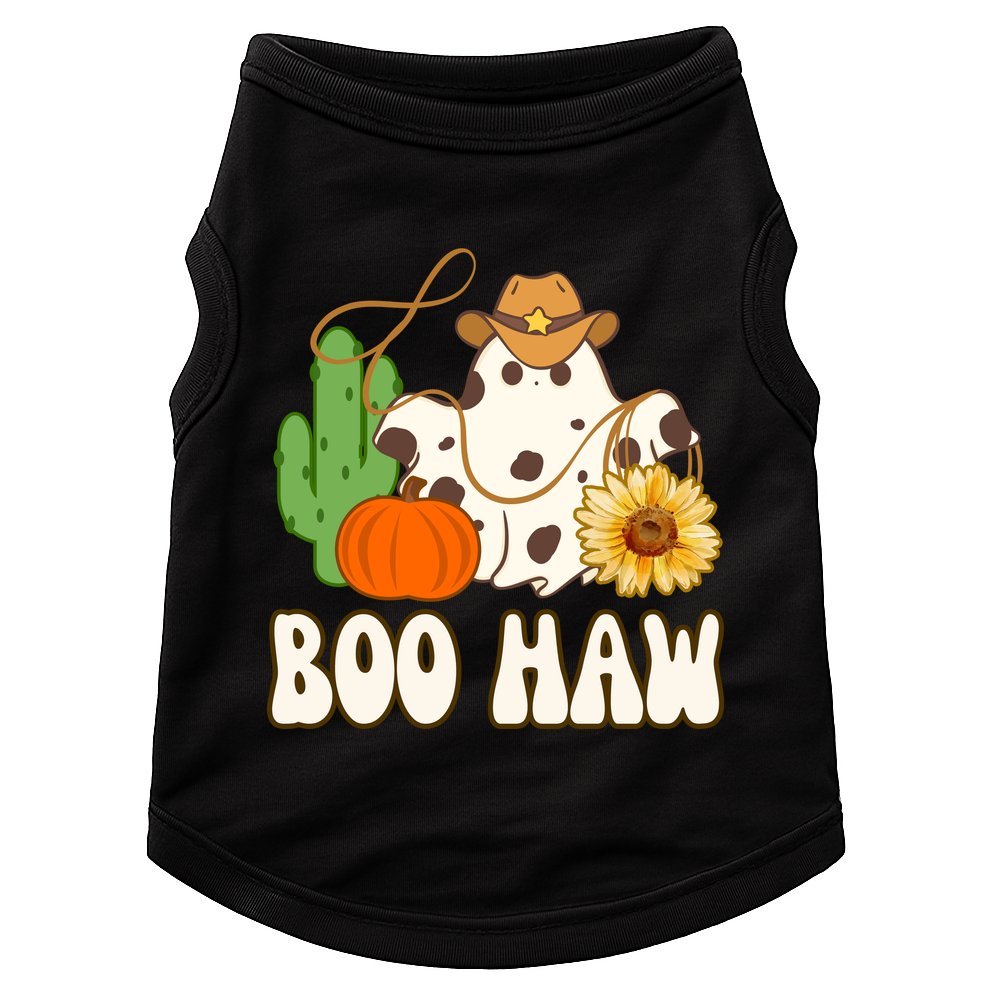Boo Haw Halloween Country Doggie Tank