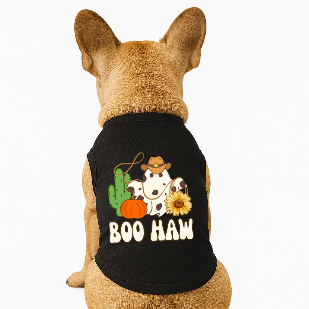 Boo Haw Halloween Country Doggie Tank