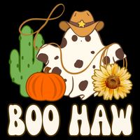 Boo Haw Halloween Country Hoodie